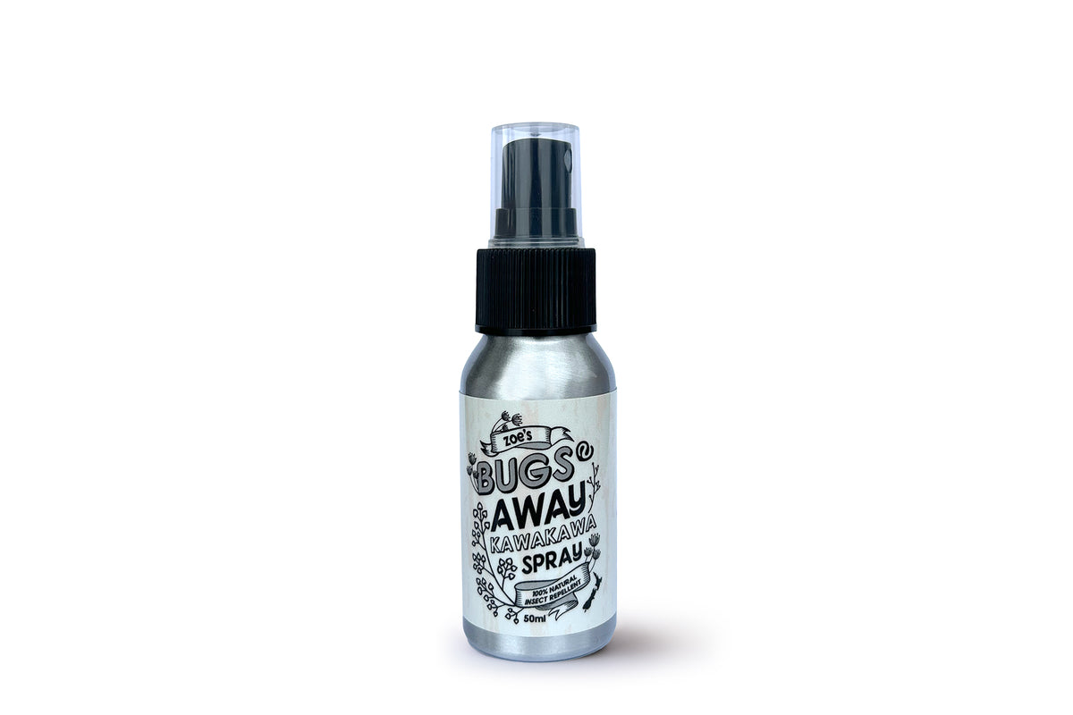 Zoe's Kawakawa Bugs Away Kawakawa Spray Mini 50ml Natural Insect Repllent